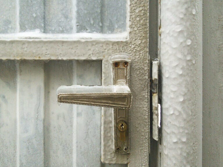 Frozen House Door And Lock